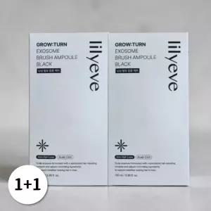 [1+1] 릴리이브 그로우턴 엑소좀 브러쉬 앰플 블랙 무향 100ml 2개