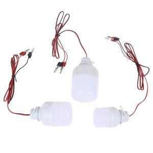 다미식 LED 램프 휴대용 전구 흰색 야외 캠프 텐트 야간 낚시 걸이식 조명 DC 12V 5W 9W 1 개
