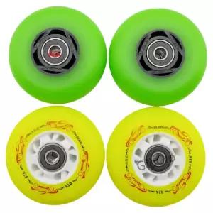인라인 스케이트 휠 롤러 소재 72mm 4 바퀴/로트