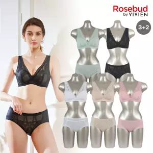 55 비비안 로즈버드 컴포트볼륨 노와이어브라 여자속옷세트