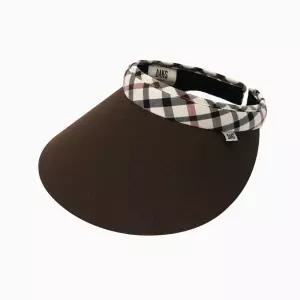 백화점 닥스 DAKS 정품 [닥스 DAKS모자] 체크 배색 소챙 썬캡 DK66WSP006 선물용