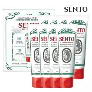 H센.토 프.라임 고불소 구취.케어 치약 아쿠아.민트향 120g 8개 1016350
