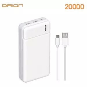 3포트 D-P20000 USB-C 20000mAh 보조배터리 드리온