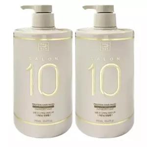 미쟝센 살롱10 단백질 트리트먼트 에센스 팩 극손상모 990ml 2개