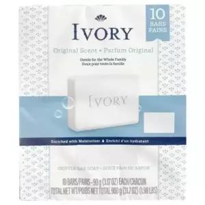 아이보리 IVORY 오리지널 비누 순한 저자극 세수비누 90g 10개