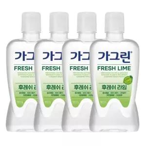가그린 라임 380ml x 4개