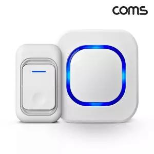 Coms 무선 도어벨현관 초인종 현관 도어 문벨 방문 출입문 차임