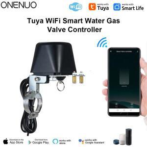 Tuya 스마트 WiFi 가스 밸브 수동 개방 조작기 제어 홈 차단 컨트롤러 Alexa와 함께