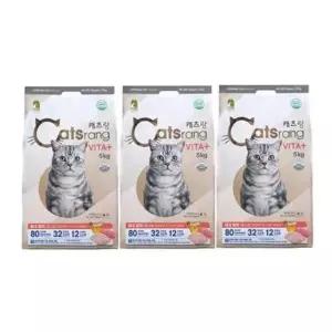 [셀러허브]캐츠랑 전연령 비타플러스 5kg x3개 15kg (S51149990)