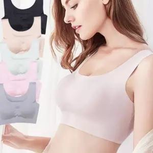 (올핀)심리스 무봉제 고퀄리티 여성 브라탑 개별포장 A