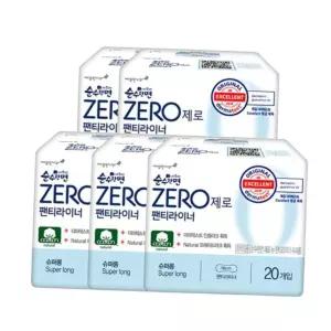 순수한면 제로 팬티라이너 슈퍼롱 20개입 5P
