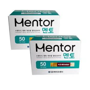 SD 스탠다드 멘토 혈당검사지 100매