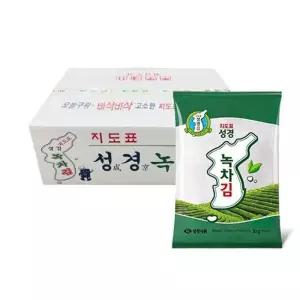[지도표성경] 지도표 성경김 녹차 전장김 30gx20봉