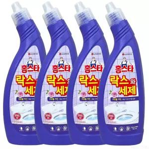 엘지생활건강 홈스타 락스와 세제 후로랄 파인 750ml 4개