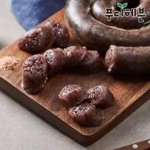 푸디헤븐 [VIP] 국내산 돈소창으로 만든 하늘빛 찰순대 1kg 외