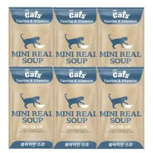 고양이 습식 간식 북어 치킨 40g 6P 주식 파우치 스틱