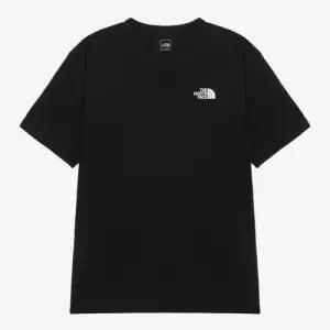 THE NORTH FACE 남성 코튼 베이직 반팔 티셔츠 NT7UR77A_BLK LE1220054552