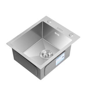 사각씽크볼 스테인리스 주방 싱크볼 캠핑용 사각싱크볼 A세트 세척 실버 380x300사이즈