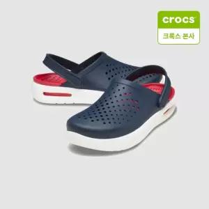 크록스 인모션 클로그 남녀공용 발편한 슬리퍼 209964-410 네이비