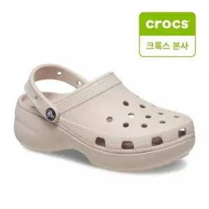 크록스 클래식 플랫폼 클로그 샌들 여성 키높이 통굽 슬리퍼 206750-6UR