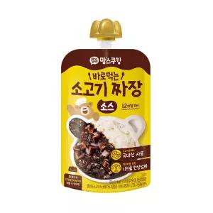 맘스쿠킹 바로먹는 이유식소스 100g 10입 2종 택1짜장/라구 3505385