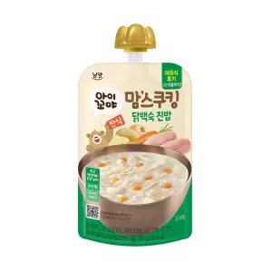 맘스쿠킹 스파우트 이유식 12개월~ 100g 10입 5종 택1닭백숙/두부/소불고기/순두부찌개/된장전골 3505382