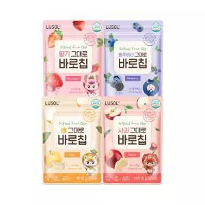 그대로 동결건조 과일칩 바로칩 10팩 골고루 세트