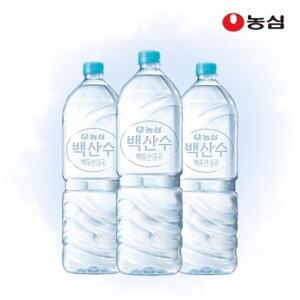 동원 농심 백산수 무라벨 2L 12병 생수 물 우리집 탕비실 회의 자취 모임 등산 운동