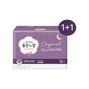 [하프클럽/좋은느낌]좋은느낌 오리지널 오버나이트 14매 x 1+1팩