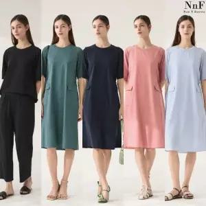 엔앤에프 [1+2] 썸머 피케 원피스 + 상하셋업 3종 N09-3)