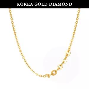 갤러리아 순금 목걸이 24k 금 여자 모줄 체인 3.75g