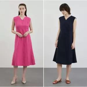 [갤러리아] 올리비아로렌 브이넥 머메이드 원피스 VOCOA4M5141
