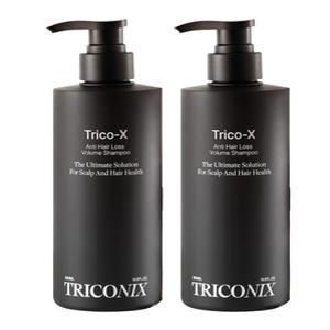 트리코엑스 탈모 완화 볼륨 샴푸 500ml 2개 트리코닉스 이시언샴푸