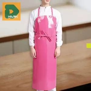 기능성 방수앞치마 물튐 앞치마 조리용 위생복 청소용 특대형 주방 양면코팅 앞치마 방지 조리복 식당용