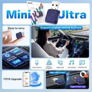 2in 1 카링킷 카링킷 카링킷 CarlinKit 5.0 울트라 무선 카플레이 안드로이드 오토 어댑터 2026 신형 5G 와