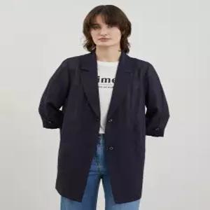 테일러드 롱 홑겹 자켓VOCFU4M5111 715854
