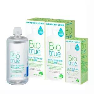 바슈롬 리뉴 바이오트루 500ml x 2개 + 300ml x 1개 소프트 렌즈 세척액