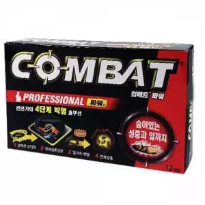 [에이치플러스몰]WL 파워 작은바퀴용 컴배트 12개입 바퀴벌레약제 바퀴약