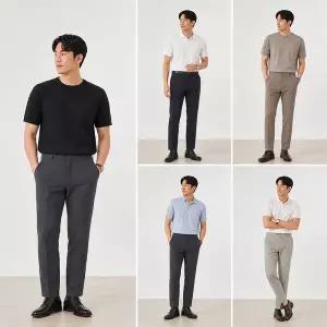 [하프클럽/기타]남성 여름 허리밴드 스판 바지 5종택1