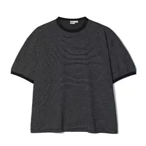 캔디 스트라이프 링거 티 블랙