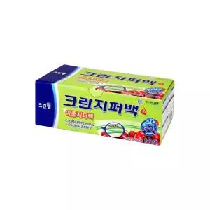 클린 크린? 이중 지퍼백 대 25cmx30cm 100매