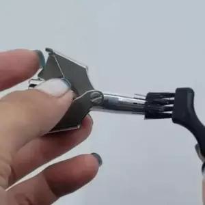 스텐 수동 코털제거기 수동코털깍기 콧털정리 남자코털제거기