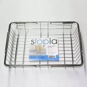 스텐 보조 설거지통 개수대 씽크 싱크대 40cm 선반