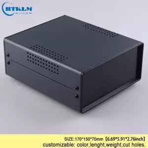전기 접합 기기 상자 전자 프로젝트 하우징 DIY 철 제어 스위치 케이스 170x150x70mm