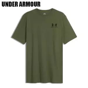 언더아머 UNDERARMOUR 남성 스포츠 스타일 레프트 체스트 반팔티 1326799-390 512473
