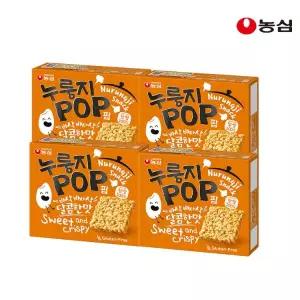 농심 누룽지팝 과자 스낵 디저트 아이 간식 142g 4개 MNS