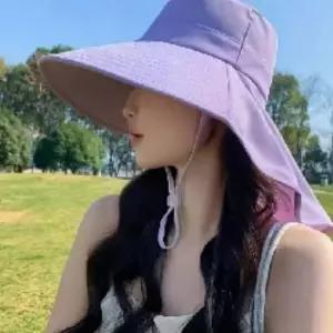 버킷햇 챙넓은 와이드햇 햇빛차단 휴양지 프릴 플랩캡 물놀이 여름선캡