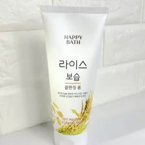 해피바스 라이스 보습 클렌징 폼 200g 해피바스 클렌징폼 라이스클렌징