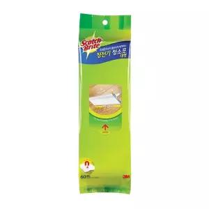 빠른배송 3M 정전기 청소포 60매 부직포청소 먼지제거 스카치브라이트 물걸래 수앤서D1