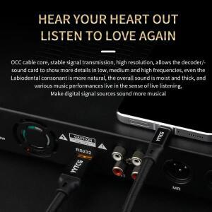 HIFI USB OCC 케이블 타입 A to B 6N DAC A-C 오디오 실버 도금 데이터